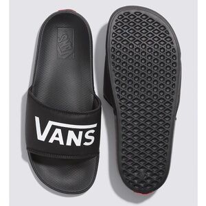 NIB Vans “La Costa” Slide-On Sandals slides black